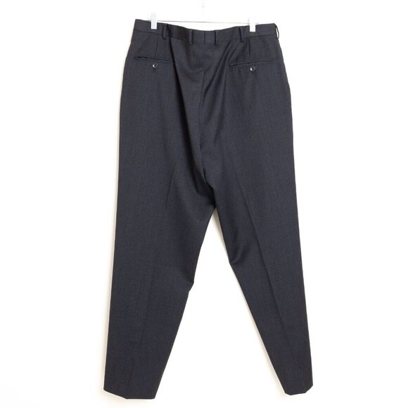 Brooks Brothers 2-Piece Fitzgerald Suit Wool Dark Gray Size 46 R 40W Made in USA - Picture 5 of 16